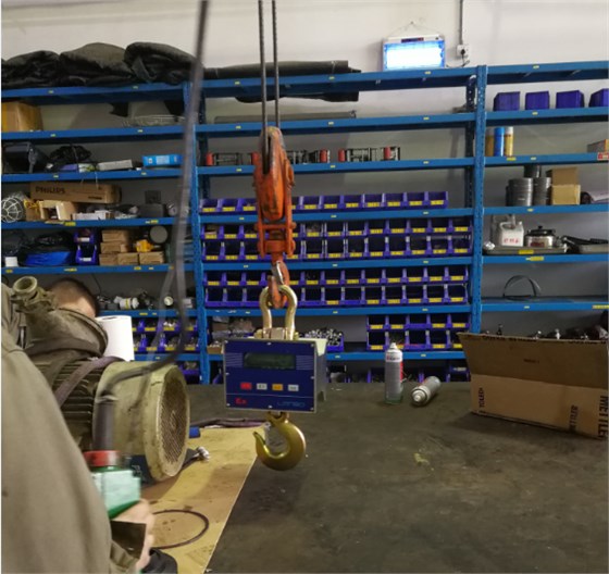 防爆吊秤現(xiàn)場(chǎng)測(cè)試