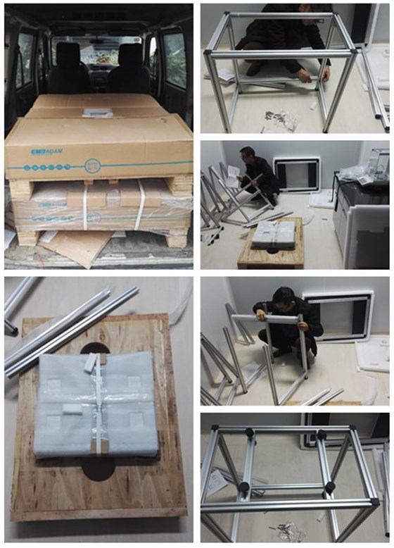 實驗室防震臺安裝現(xiàn)場