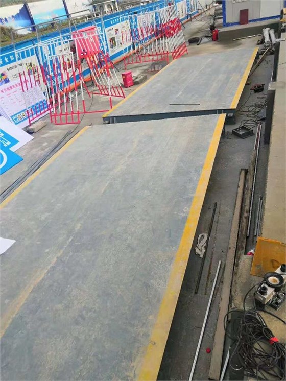 中建一局汽車衡安裝1