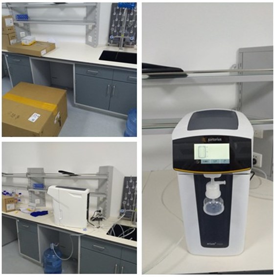 賽多利斯mini超純水安裝現(xiàn)場