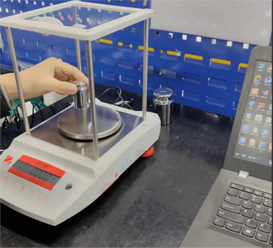 奧豪斯天平無(wú)線傳輸電腦