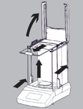 賽多利斯電子天平拆卸防風(fēng)罩