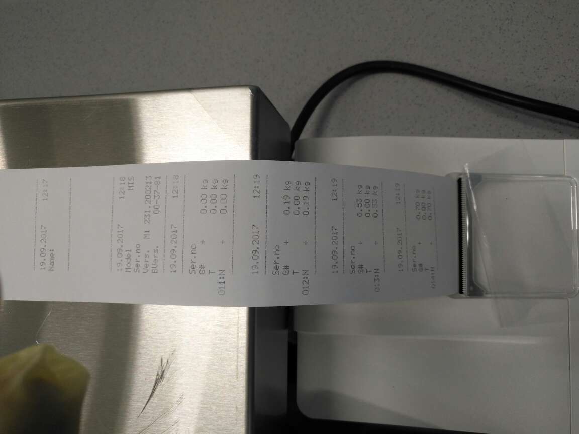 賽多利斯Midrics臺秤打印機細(xì)節(jié)