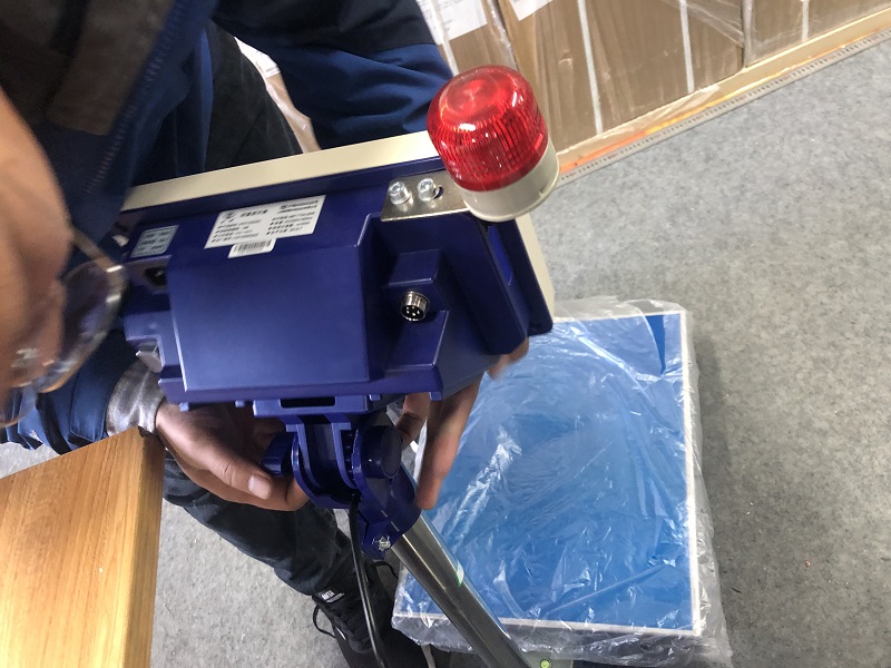 電子臺秤現(xiàn)場安裝