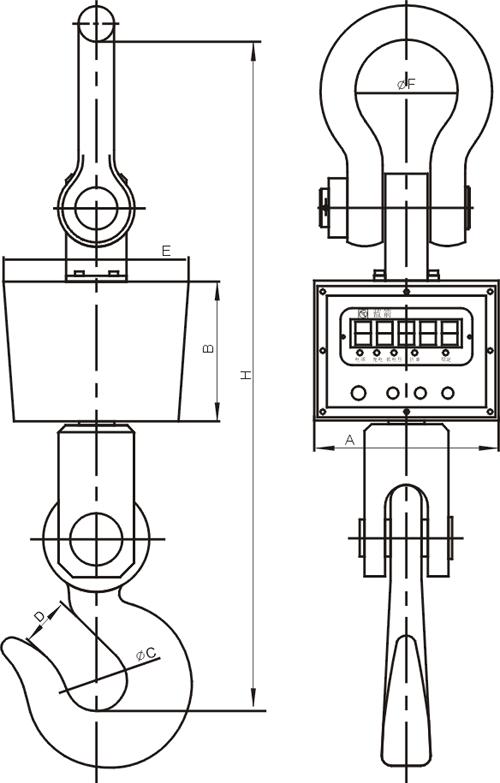 藍(lán)箭電子吊秤XZ-KCE電子吊秤