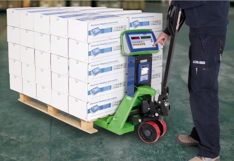 可拆卸電池充電叉車秤